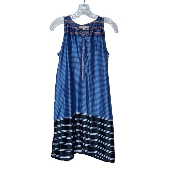 Ann Taylor‎ LOFT Blue and Red Shift Dress Size S - Picture 1 of 4